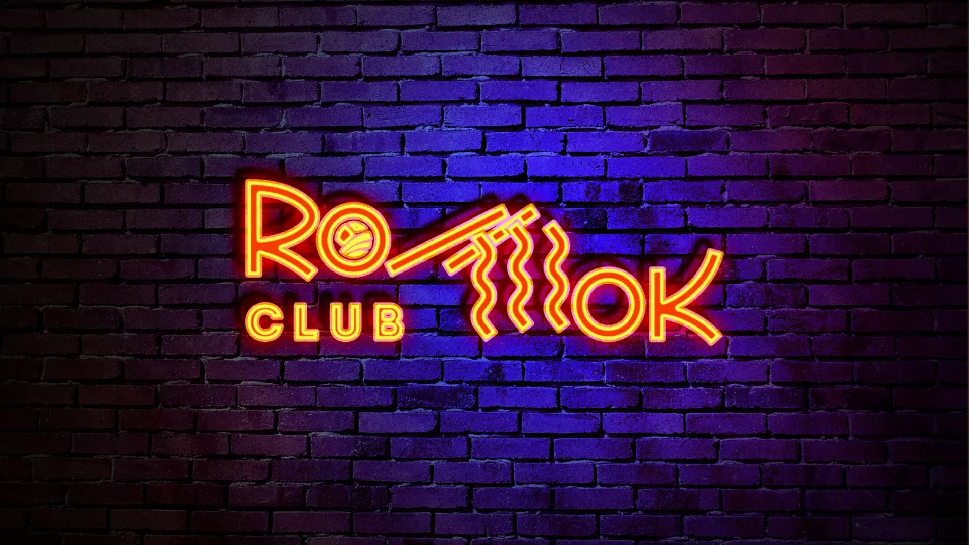 Разработка интерьерной вывески суши-бара «Roll Wok Club» в Пензе